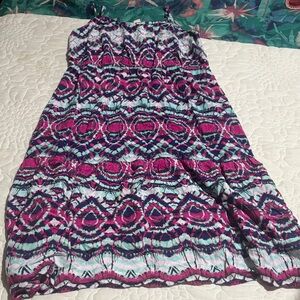 Mossimo Supply Co. Pink and Blue Dress